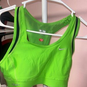 Nike Women's Vibrant Lime Sports Bra